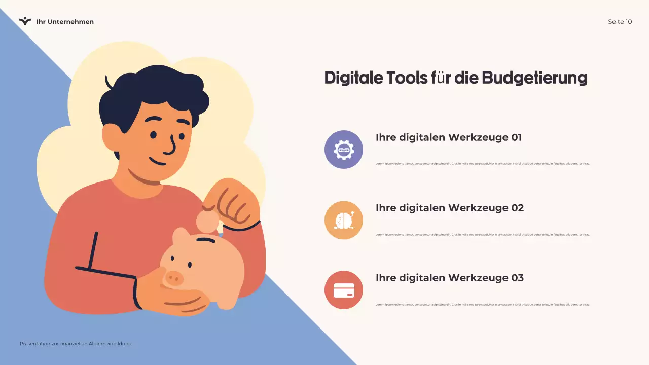 Spielerische Finanzkompetenz Präsentation