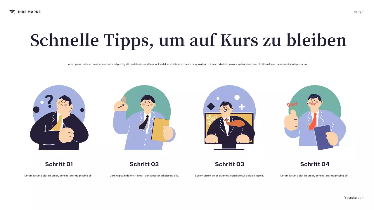 Präsentation des Stundenplans des Navy Modern College