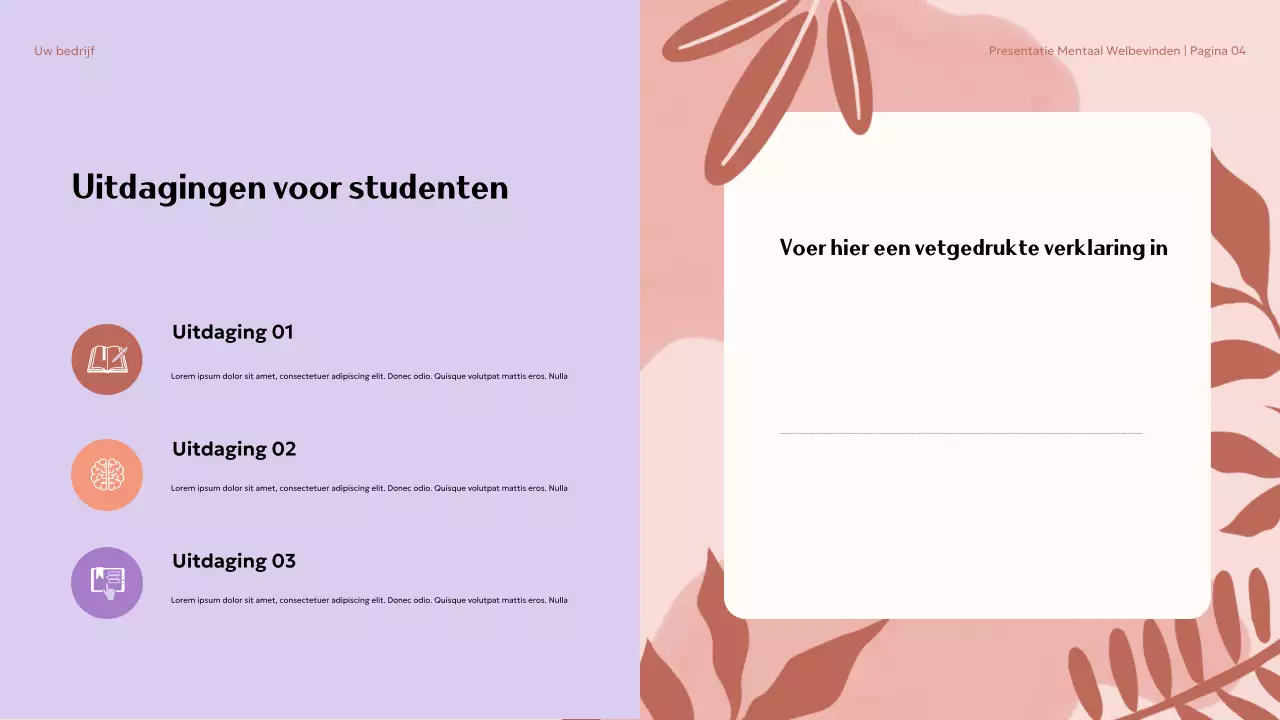 Beige Esthetische Mentale Welzijn in College Presentatie