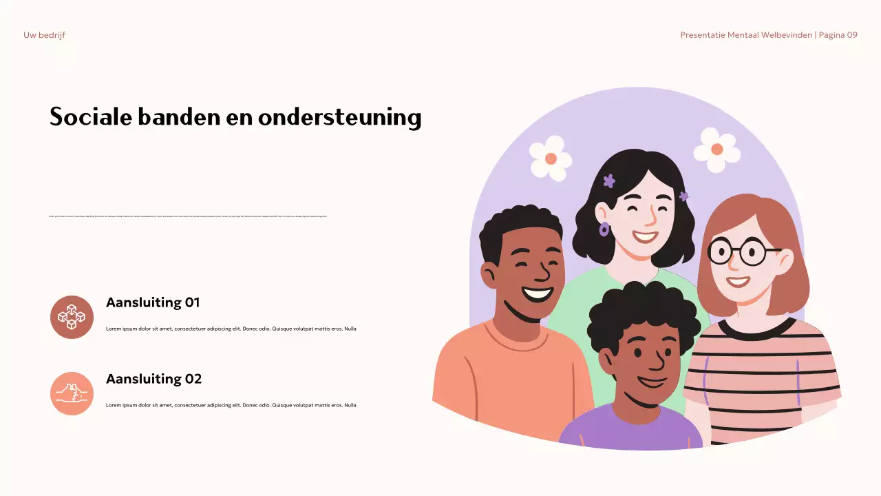 Beige Esthetische Mentale Welzijn in College Presentatie