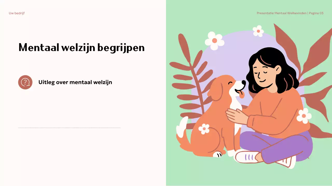 Beige Esthetische Mentale Welzijn in College Presentatie