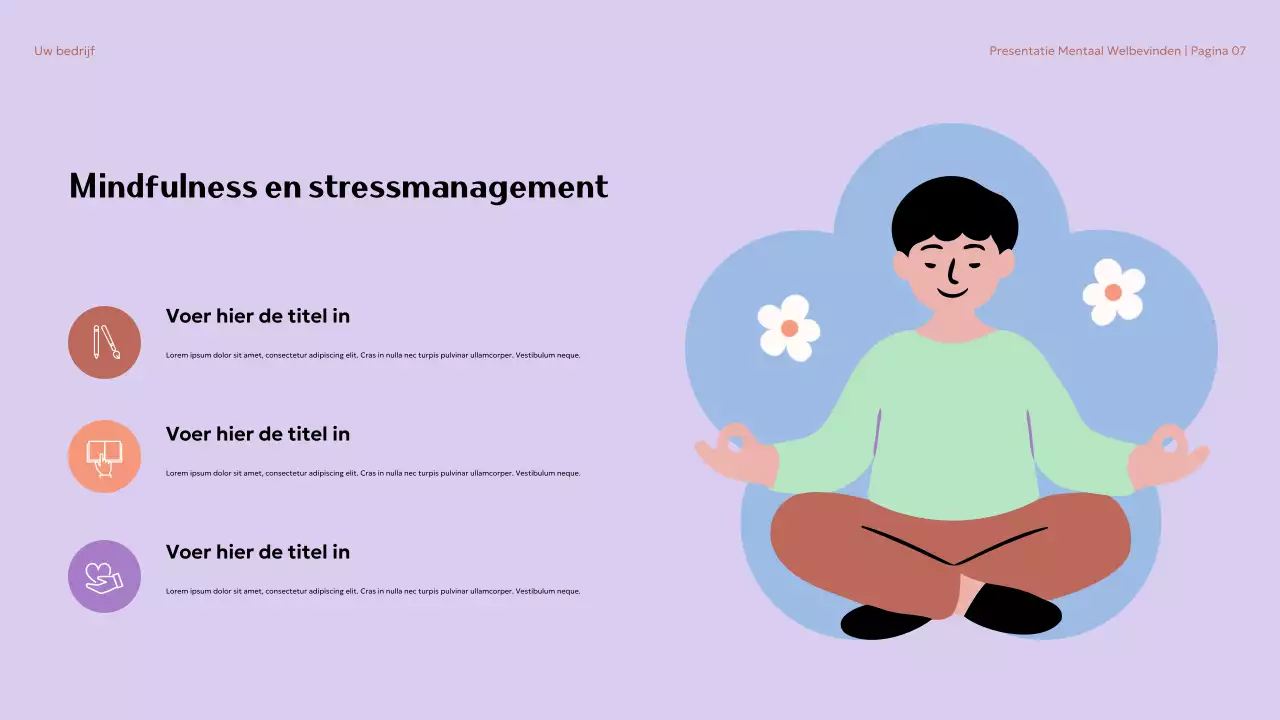 Beige Esthetische Mentale Welzijn in College Presentatie