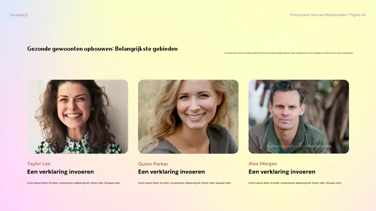 Beige Esthetische Mentale Welzijn in College Presentatie