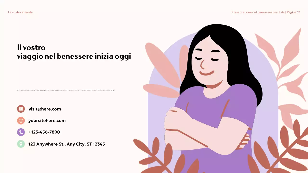 Presentazione del Beige Aesthetic Mental Wellness in College