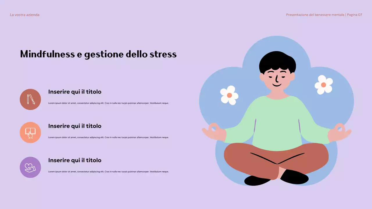 Presentazione del Beige Aesthetic Mental Wellness in College