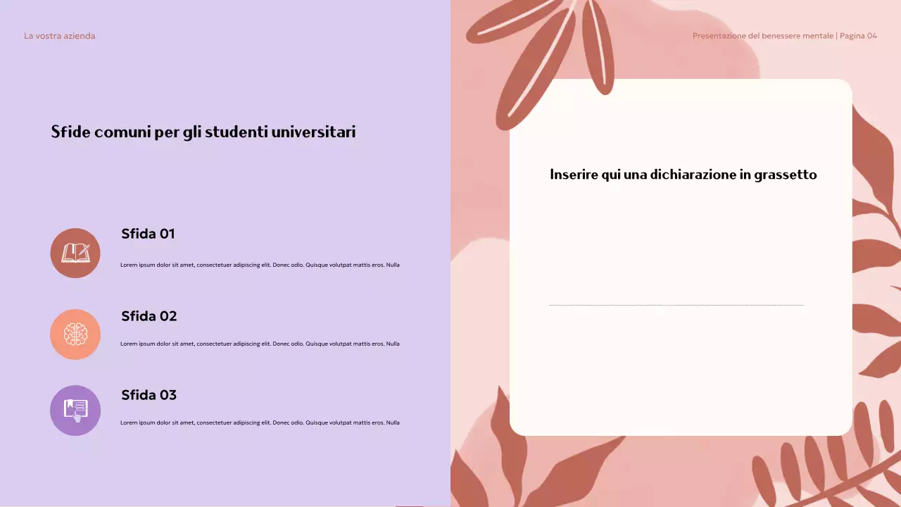 Presentazione del Beige Aesthetic Mental Wellness in College