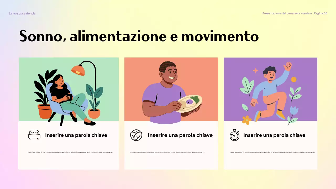 Presentazione del Beige Aesthetic Mental Wellness in College