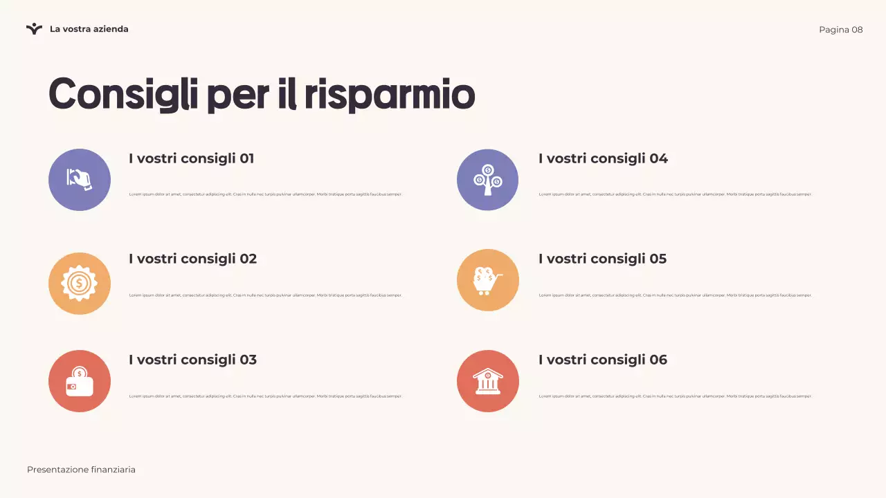 Presentazione giocosa sulla cultura finanziaria