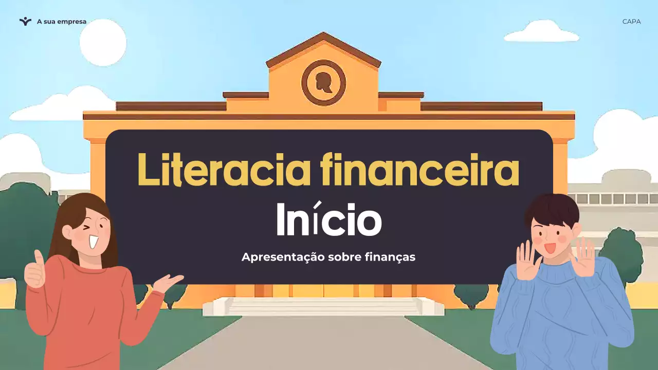 Apresentação lúdica sobre educação financeira