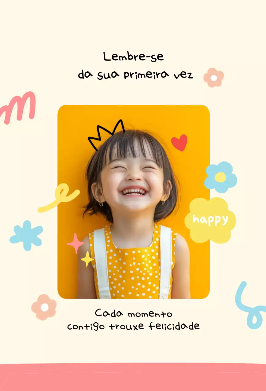 Memórias de bebê amarelo Life 4-cut