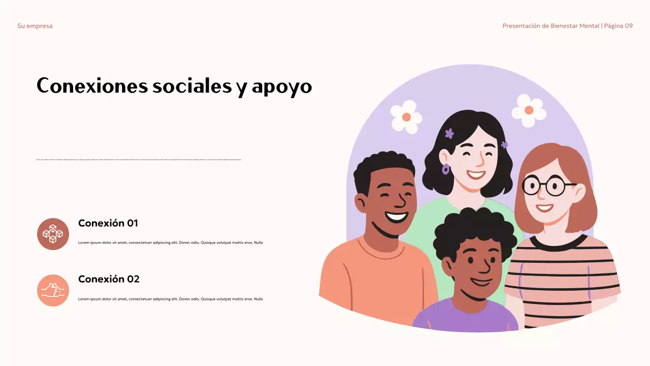 Presentación sobre el bienestar mental en la universidad (Beige Aesthetic Mental Wellness in College)