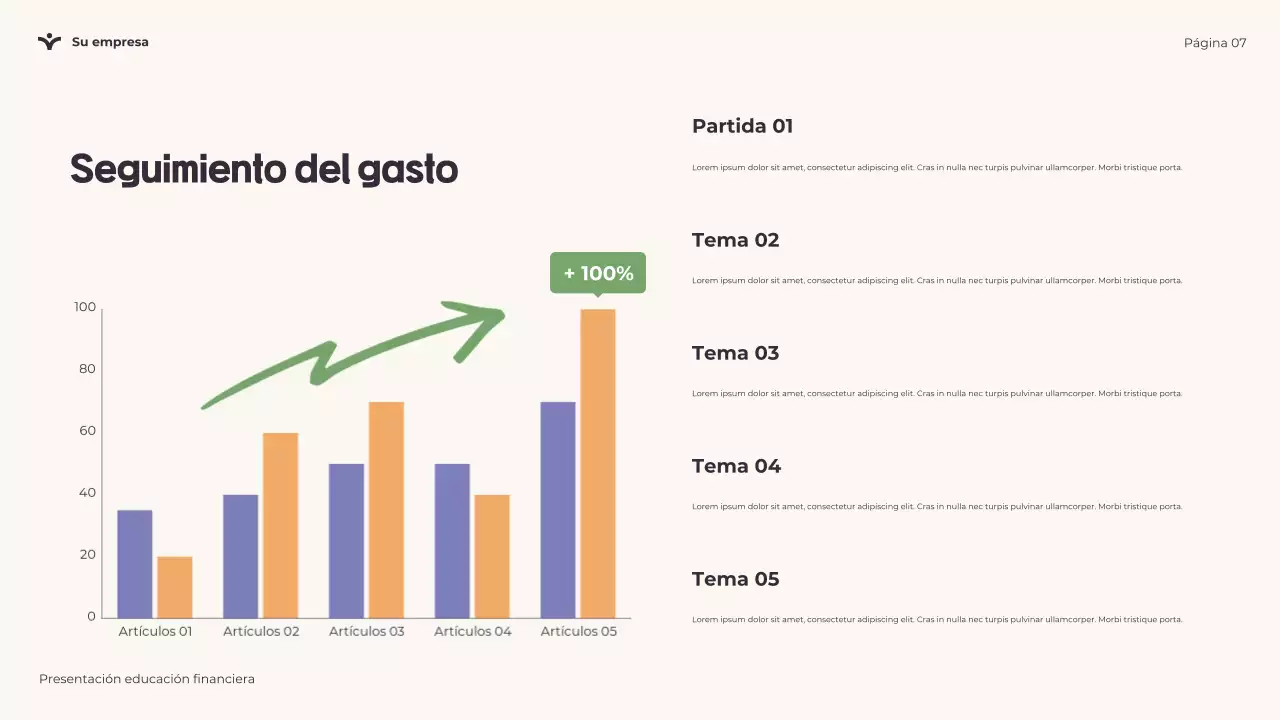 Presentación lúdica sobre educación financiera
