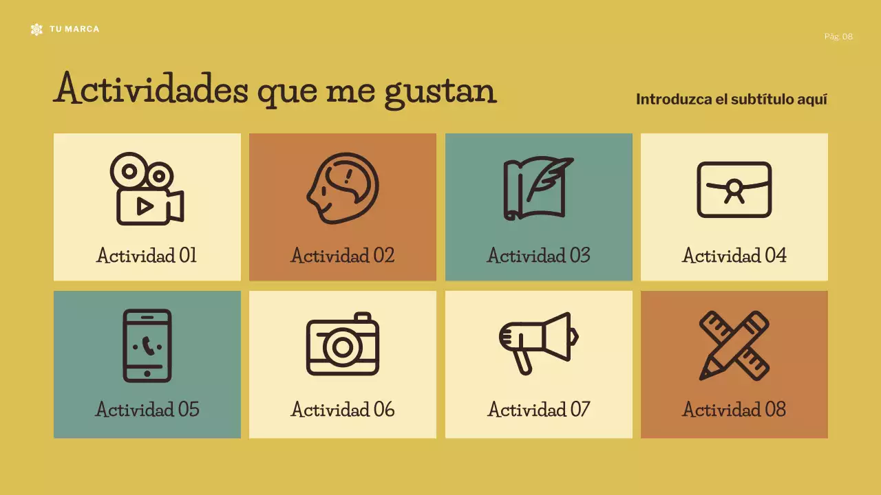 Presentación de fortaleza académica de la ilustración moderna de Brown