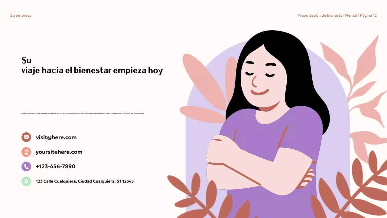 Presentación sobre el bienestar mental en la universidad (Beige Aesthetic Mental Wellness in College)