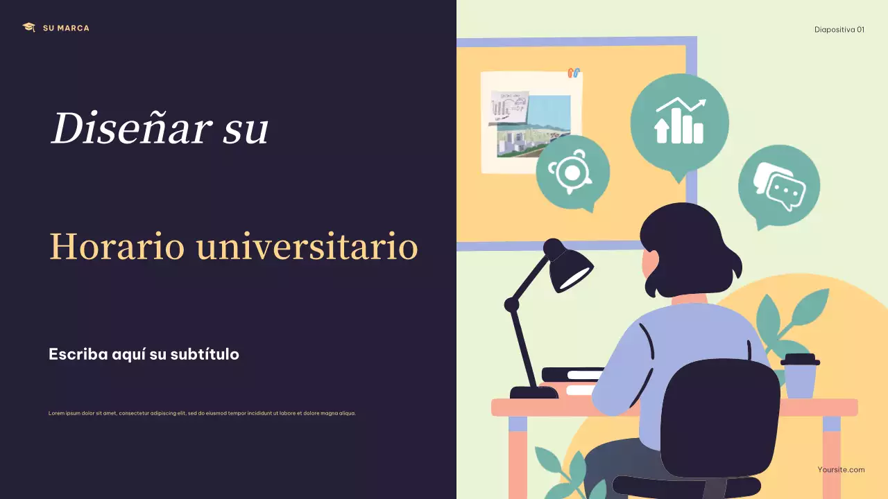 Presentación del horario del Navy Modern College