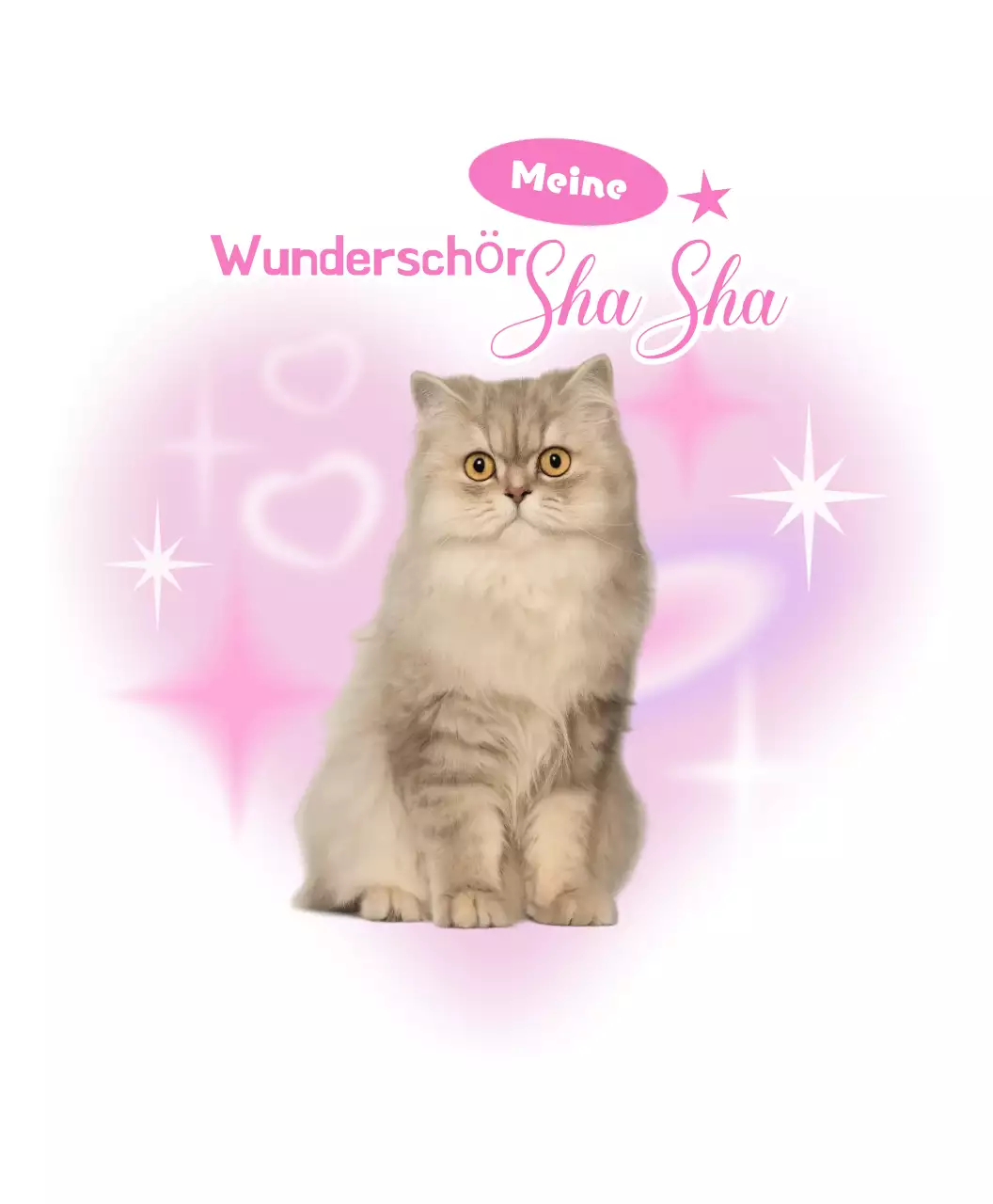 Rosa süße Haustieraufkleber