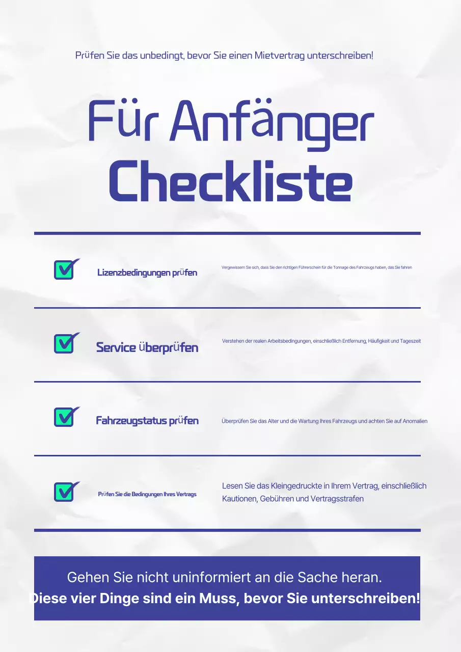 Blue Clean Fahrrichtlinien