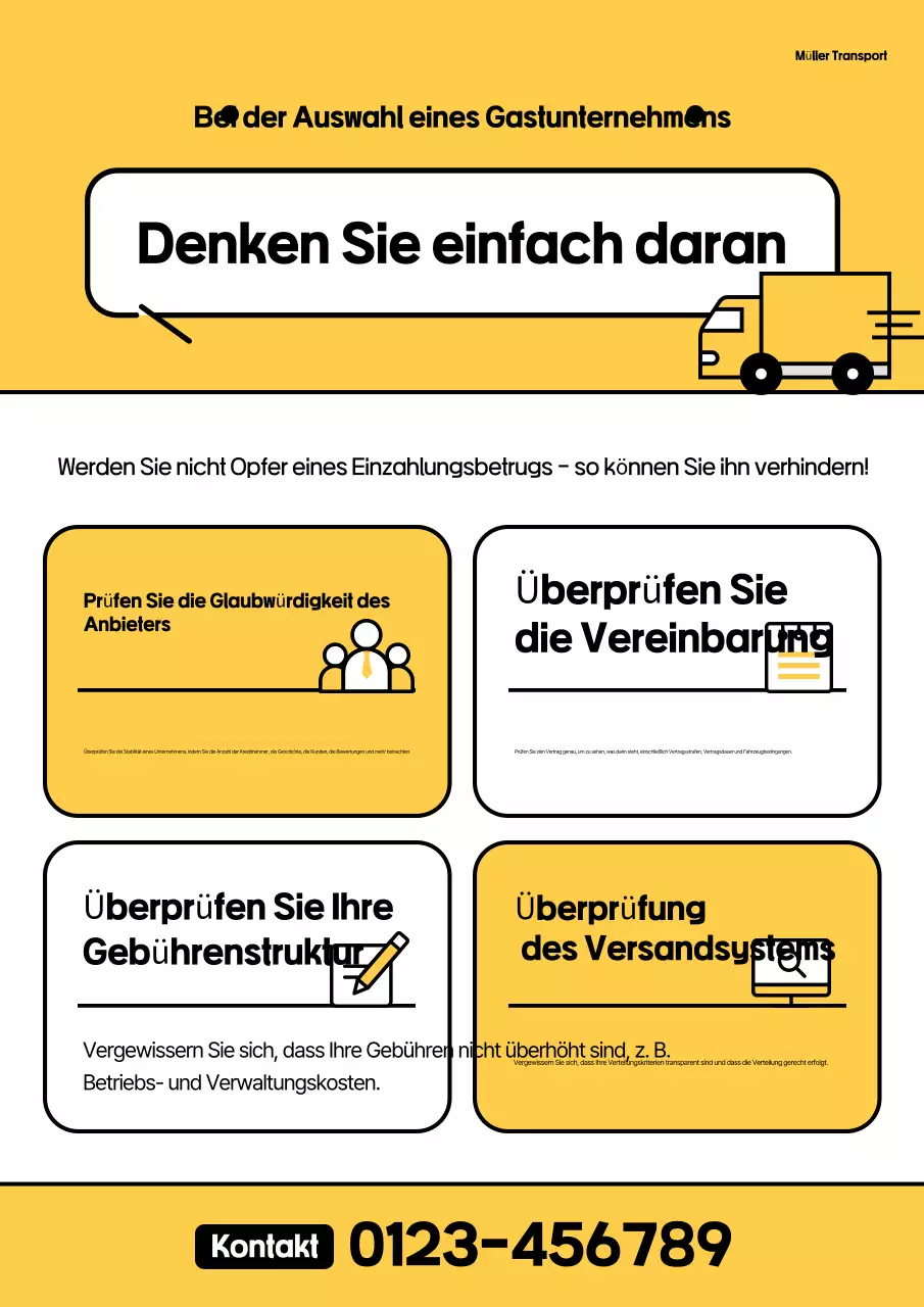 Sicherheitsrichtlinien für den Umzug von Yellow Clean