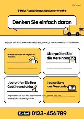 Sicherheitsrichtlinien für den Umzug von Yellow Clean