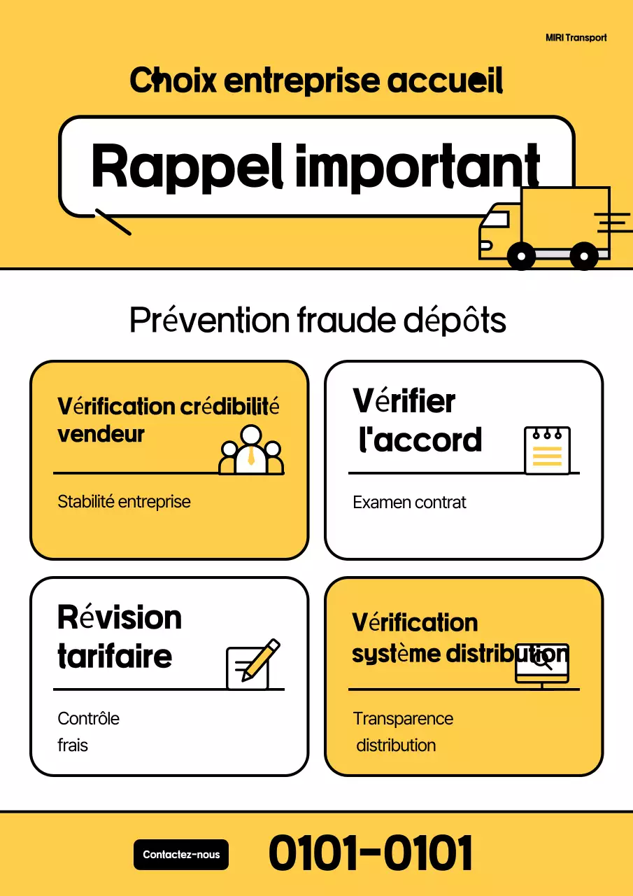 Consignes de sécurité pour le déménagement de Yellow Clean