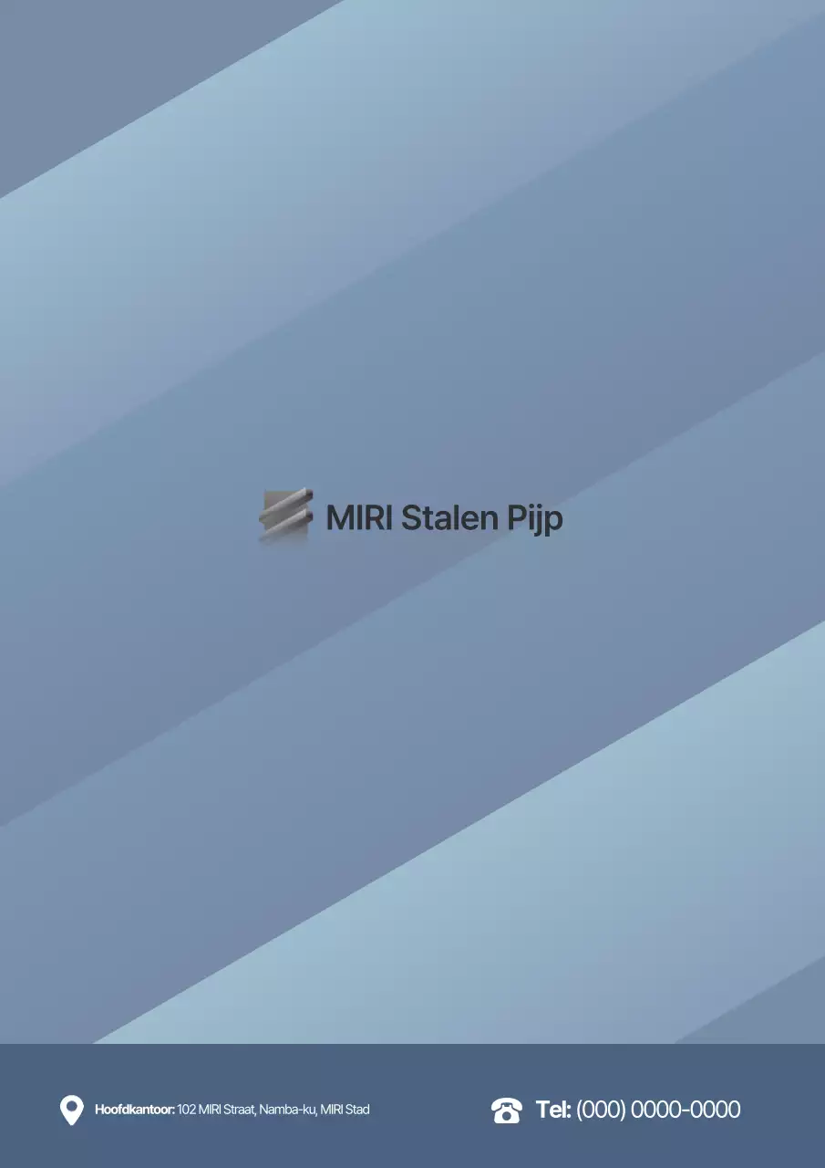 Hemelsblauwe moderne zakelijke briefpapier