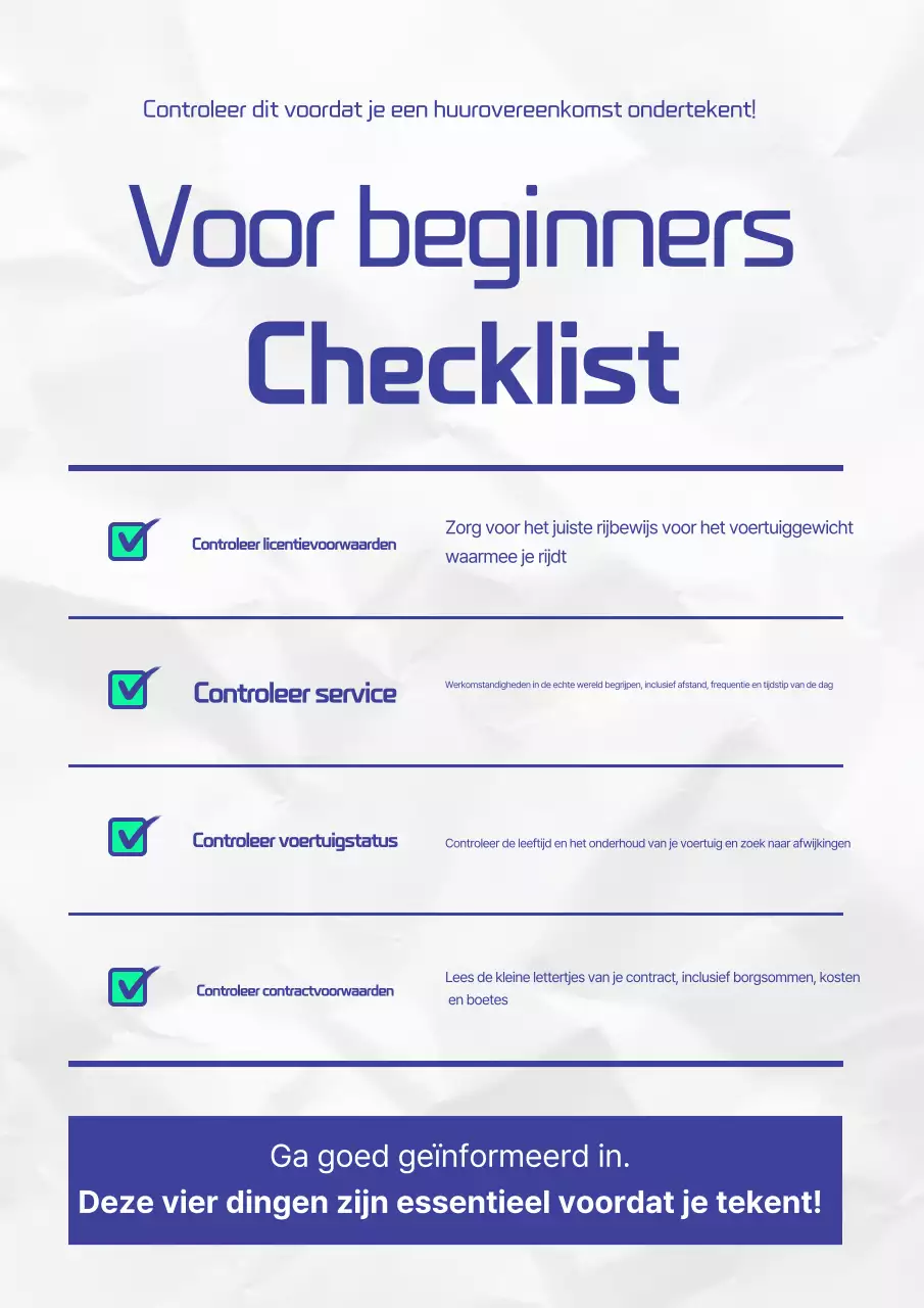 Richtlijnen voor schoon blauw rijden