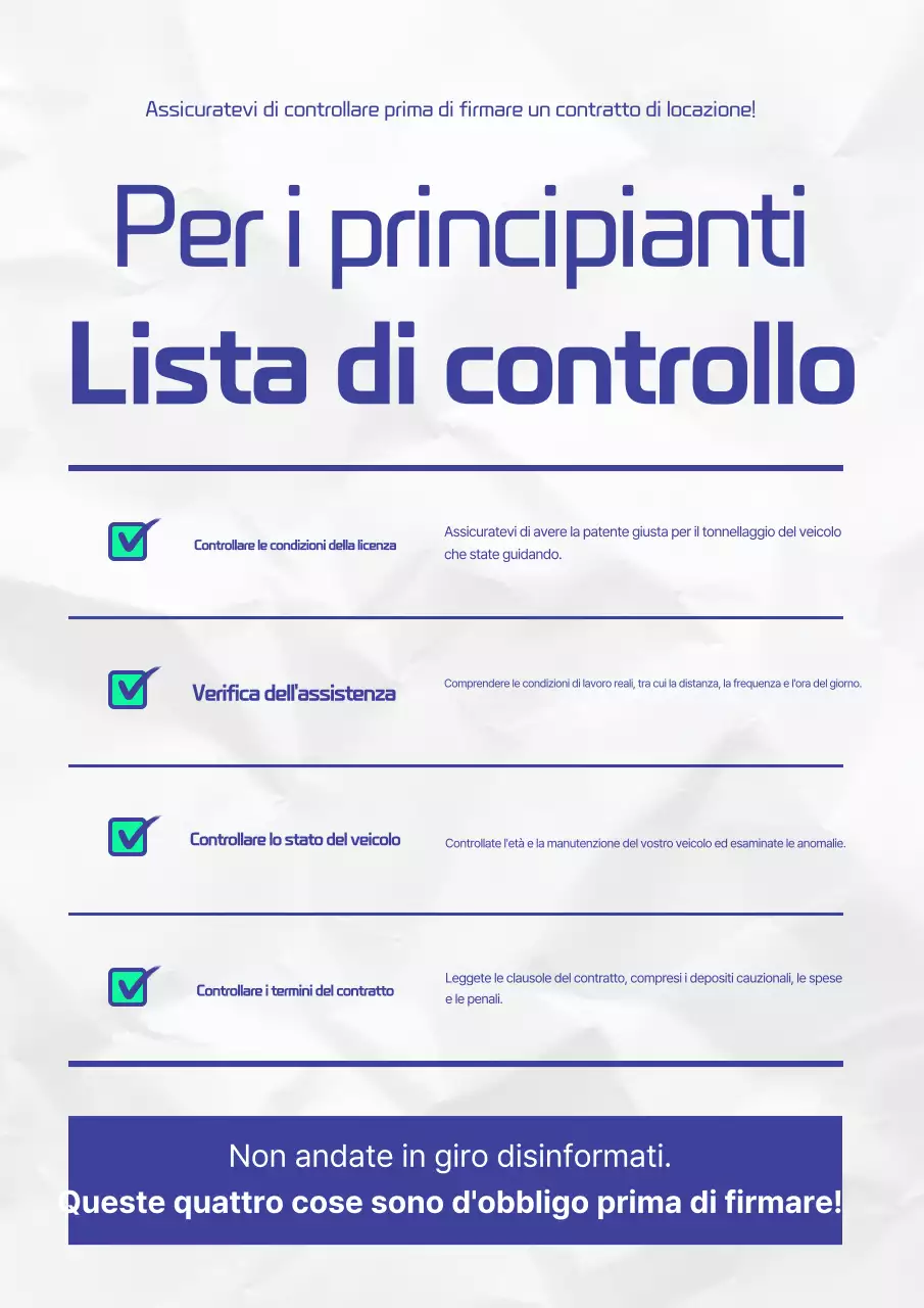 Linee guida per una guida pulita e blu