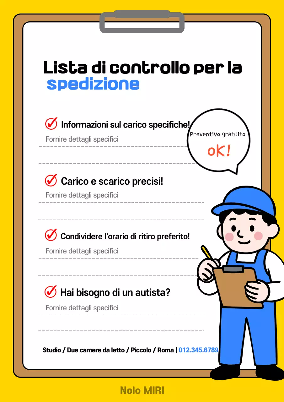 Guida al trasporto di Yellow Baby Moving