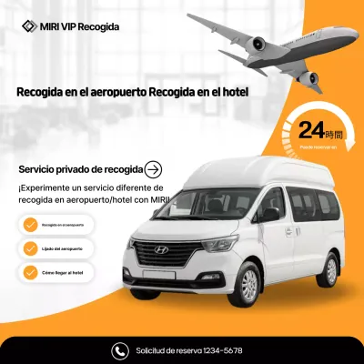 Anuncio de tráfico moderno de color naranja