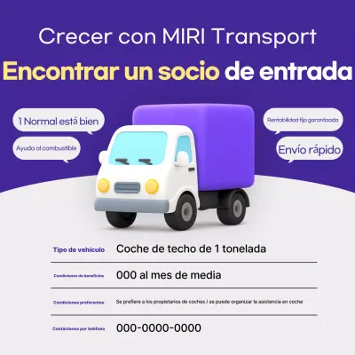 Anuncio de contratación de conductores de camiones en Bora Simple Logistics