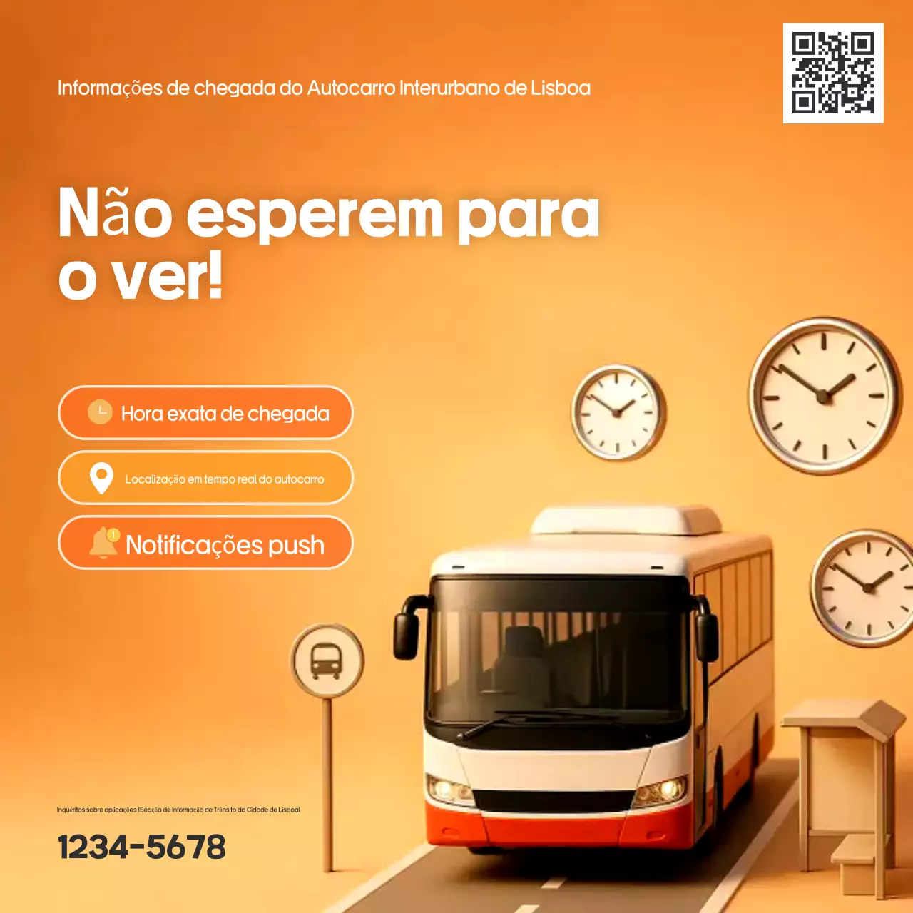 Guia de informações de trânsito moderno da Orange