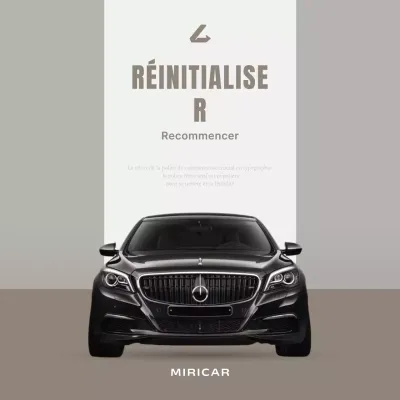 publicité pour une voiture grise moderne