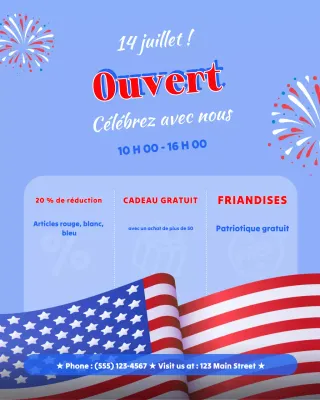 Publication Instagram du 4 juillet