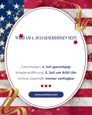 Wir haben am 4. Juli geschlossen Instagram-Post