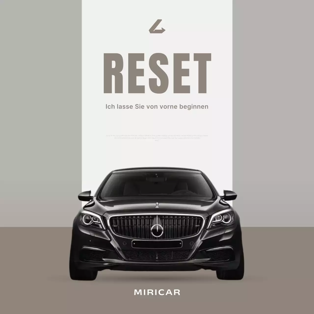 graue moderne Autowerbung