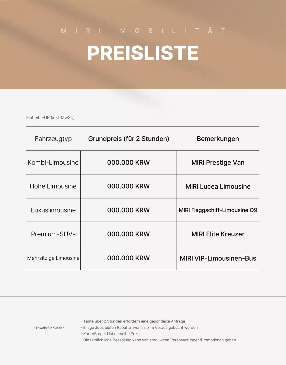 Schwarze Luxusmobilitätswerbung