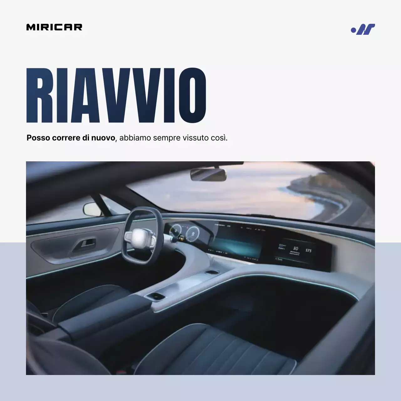 pubblicità di auto moderna grigia