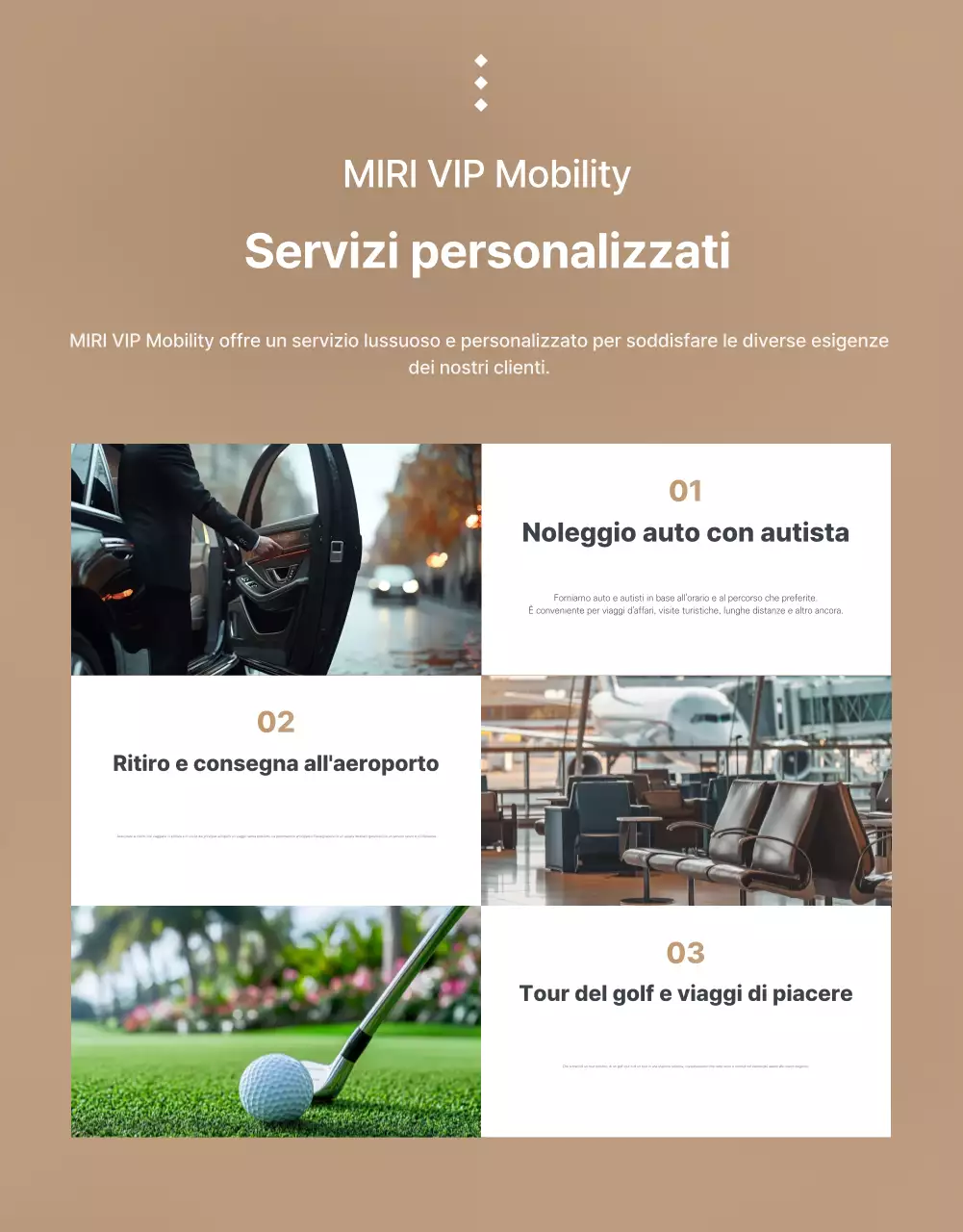 Pubblicità di mobilità di lusso nera