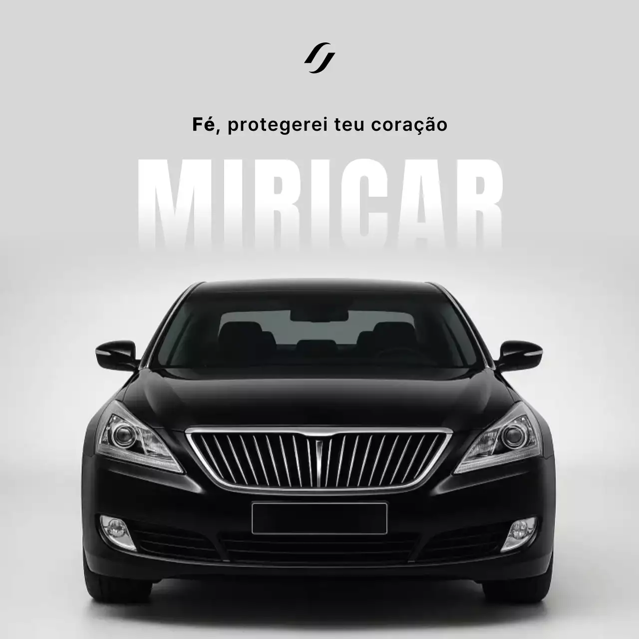 Promoção de propaganda de carro moderno preto