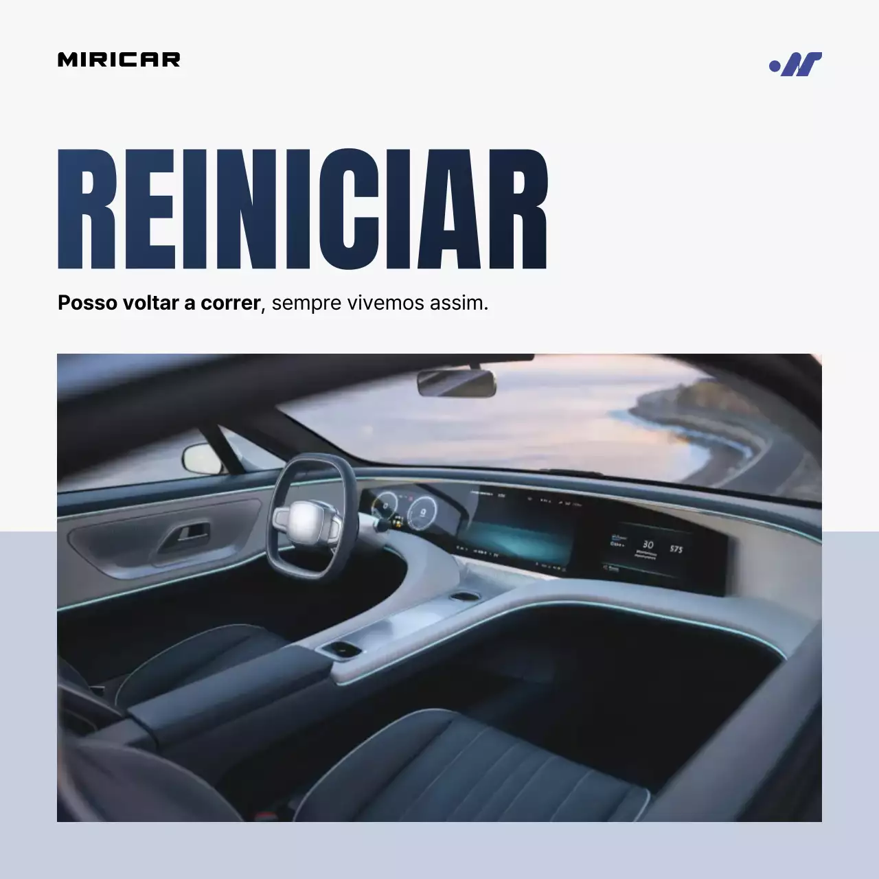 propaganda de carro moderno cinza
