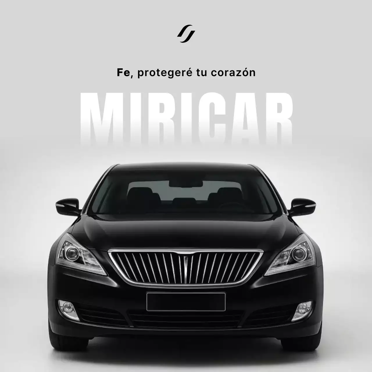 Promoción publicitaria de coches modernos negros