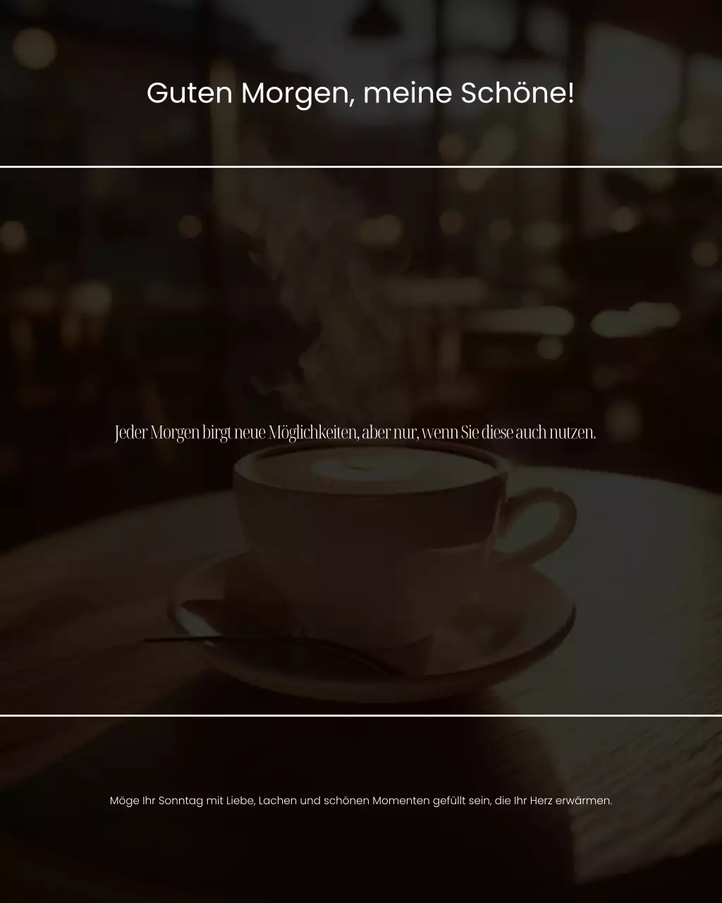 Morgengrüße Instagram-Post