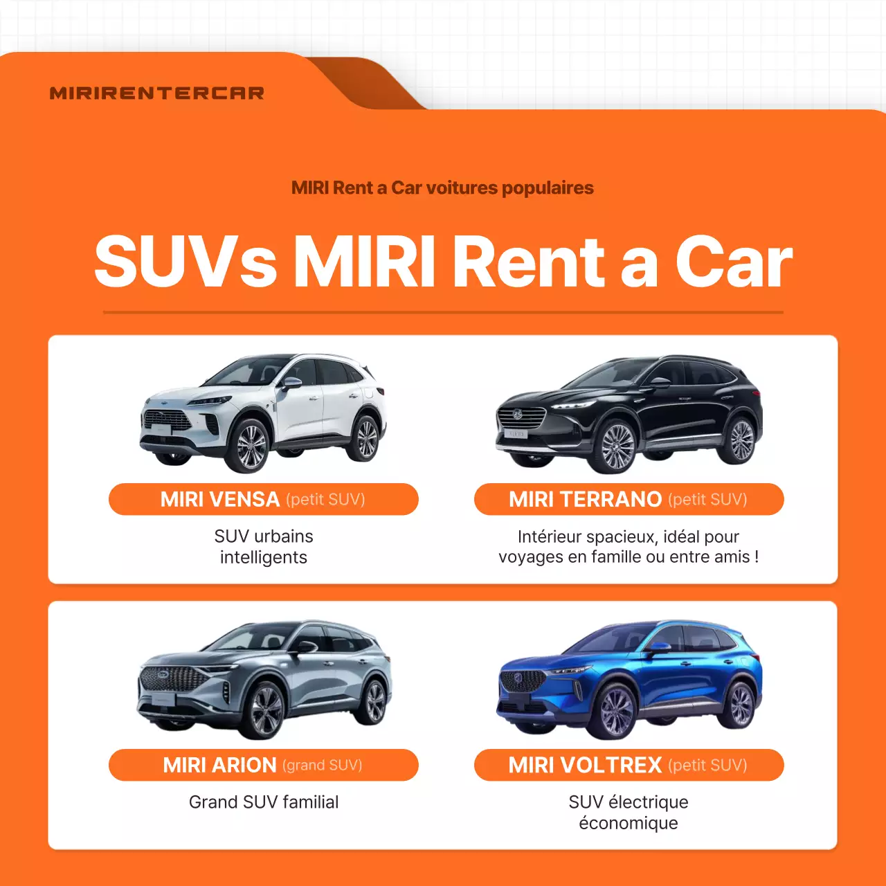 Publicité pour une voiture moderne orange