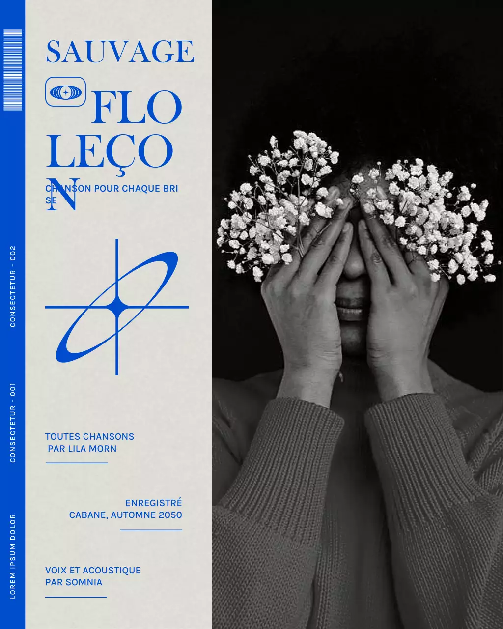 Publication de la couverture de l'album Blue Modern