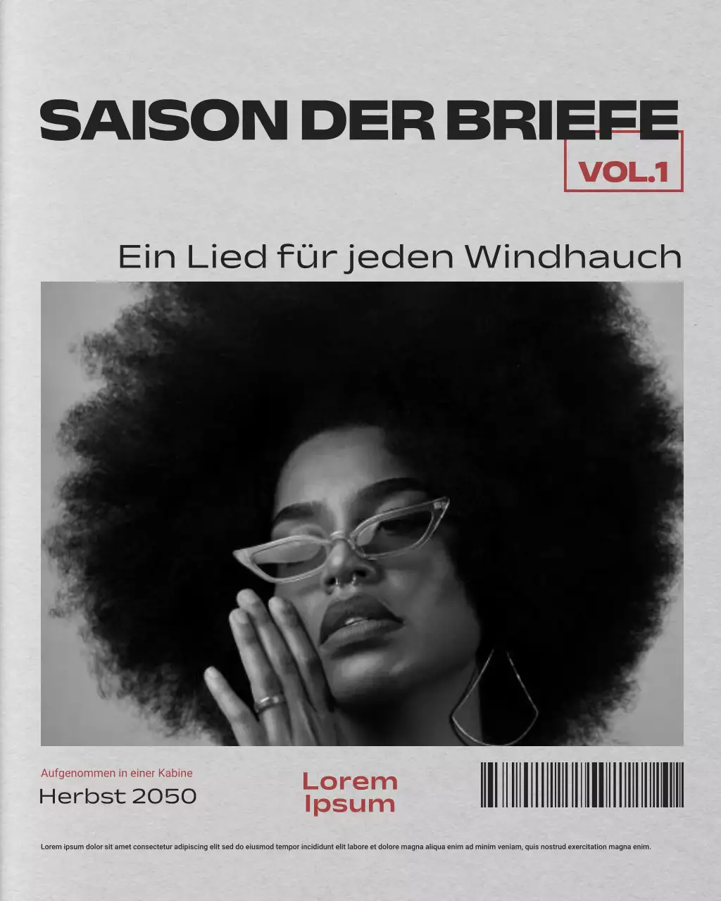 Instagram-Post zum Albumcover von Folks Music