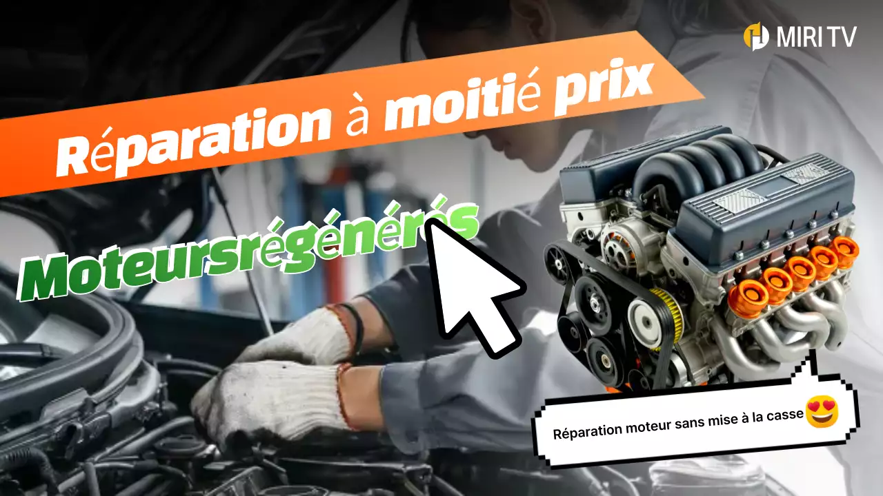 Publicité pour une voiture verte moderne