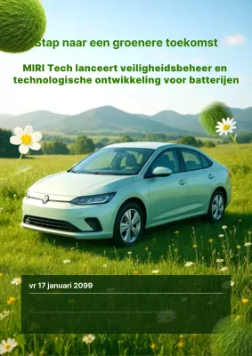 Groene natuurlijke elektrische voertuigtechnologie
