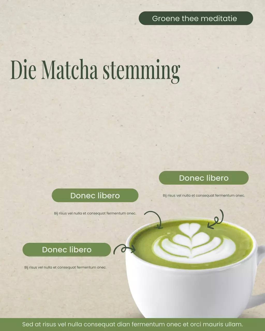 Matcha Mood Instagram-bericht