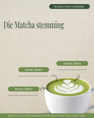 Matcha Mood Instagram-bericht