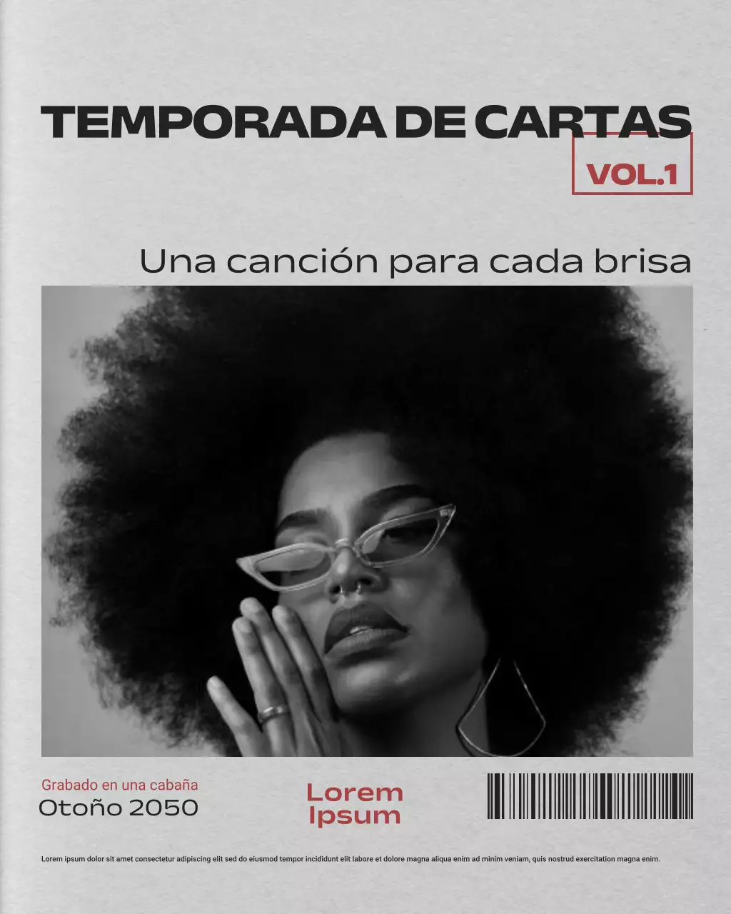 Publicación de Instagram de la portada del álbum Folk Music